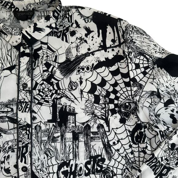 Topshop Halloween Blouse - Picture 3 of 8